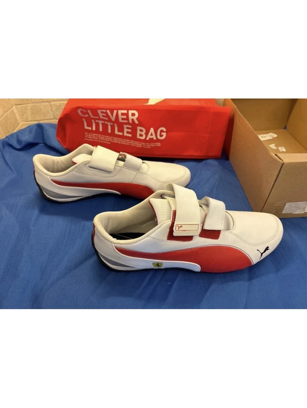 Puma Ferrari Drift Cat 4 SF 304028-01 Red White Men’s 10.5 w/ Original Box”